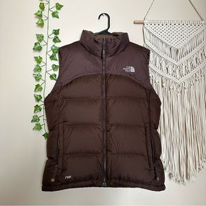 Brown The North Face Puffer Vest!